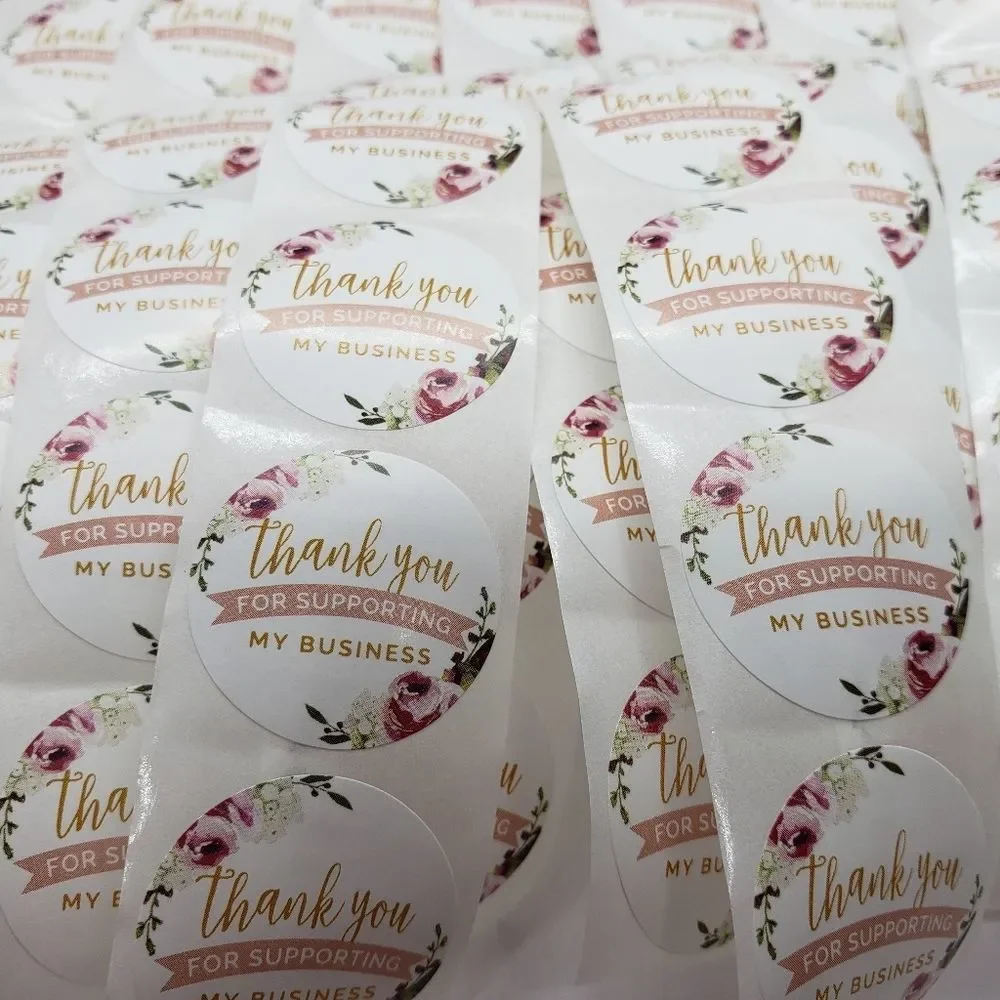 8/$20 100ct Thank You Stickers Round 1